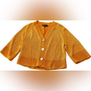 Jones New York knitted cardigan front buttons